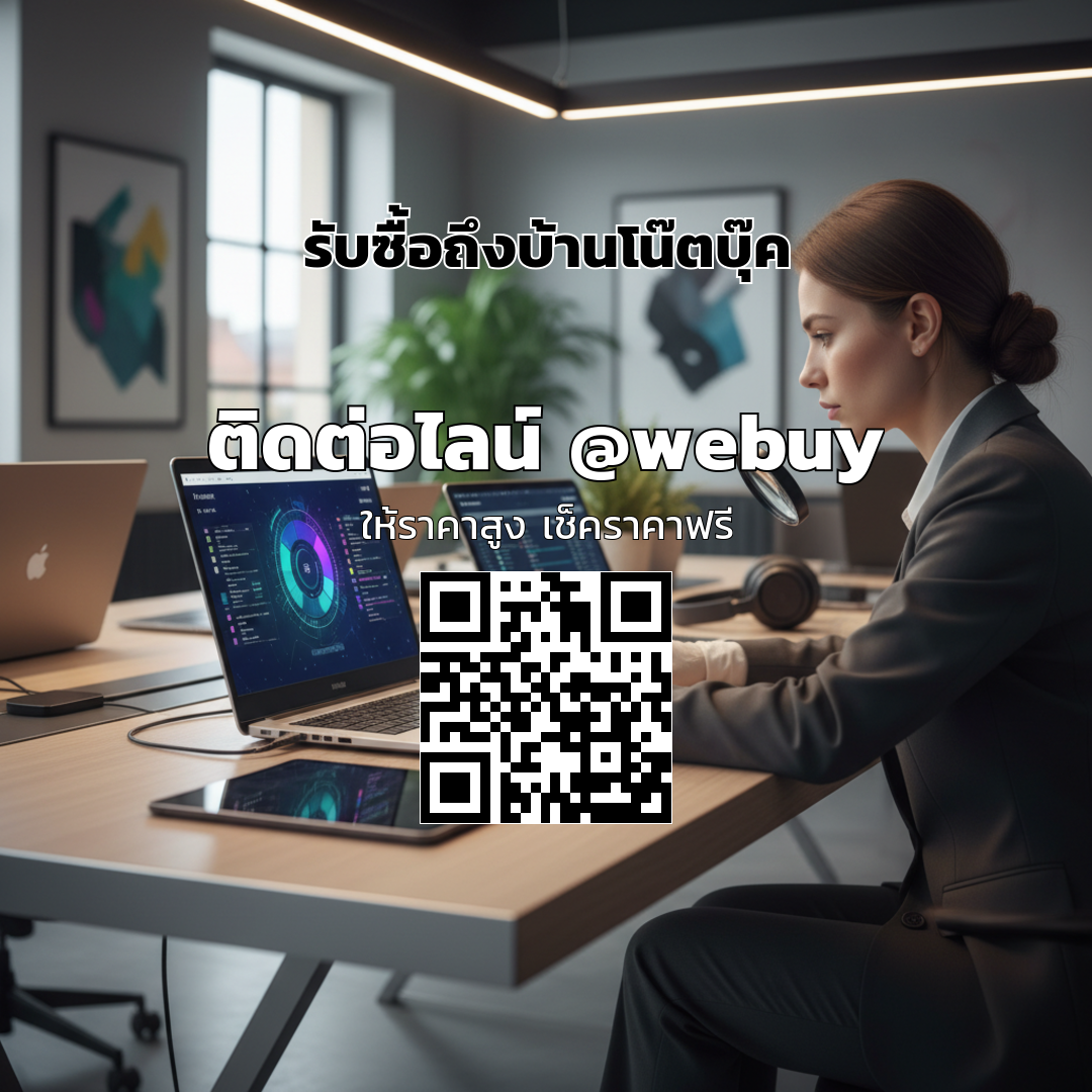 รับซื้อถึงบ้านโน๊ตบุ๊ค ราคาโปร่งใส รับเงินไว ขายง่าย | Winner IT