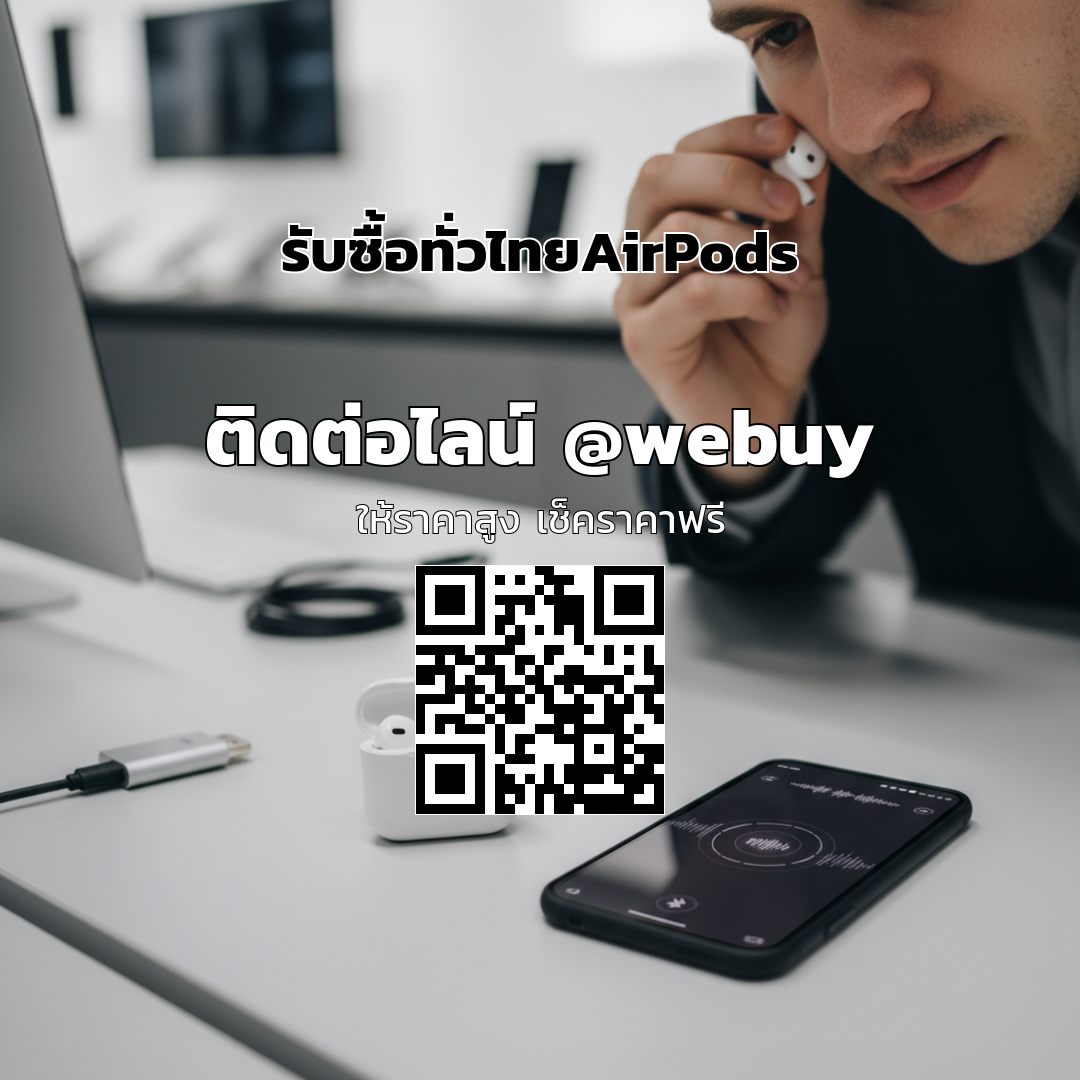 รับซื้อทั่วไทย AirPods ราคาดี ขายง่าย ปลอดภัย | Winner IT