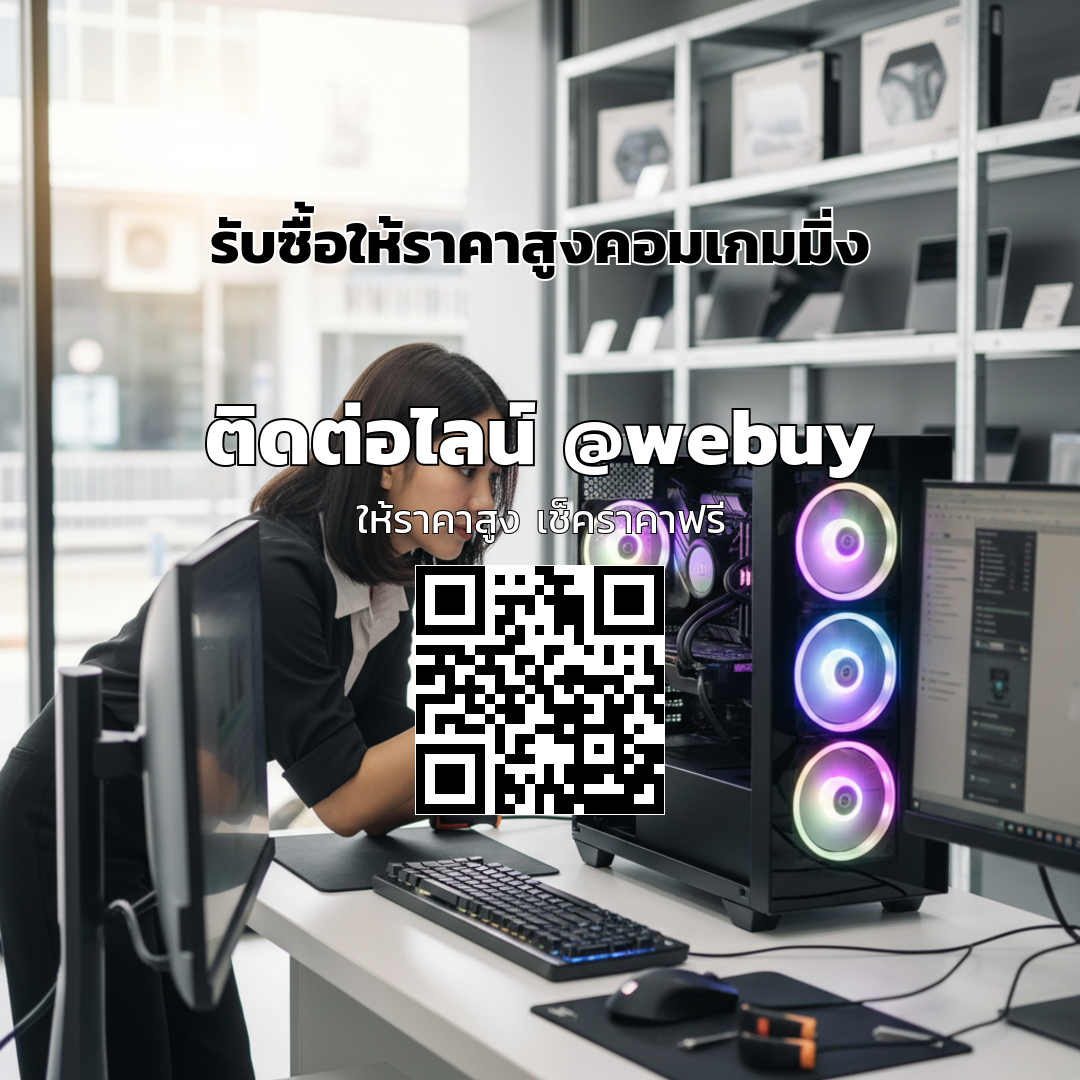 รับซื้อให้ราคาสูงคอมเกมมิ่ง มือสอง ขายง่ายที่ Winner IT